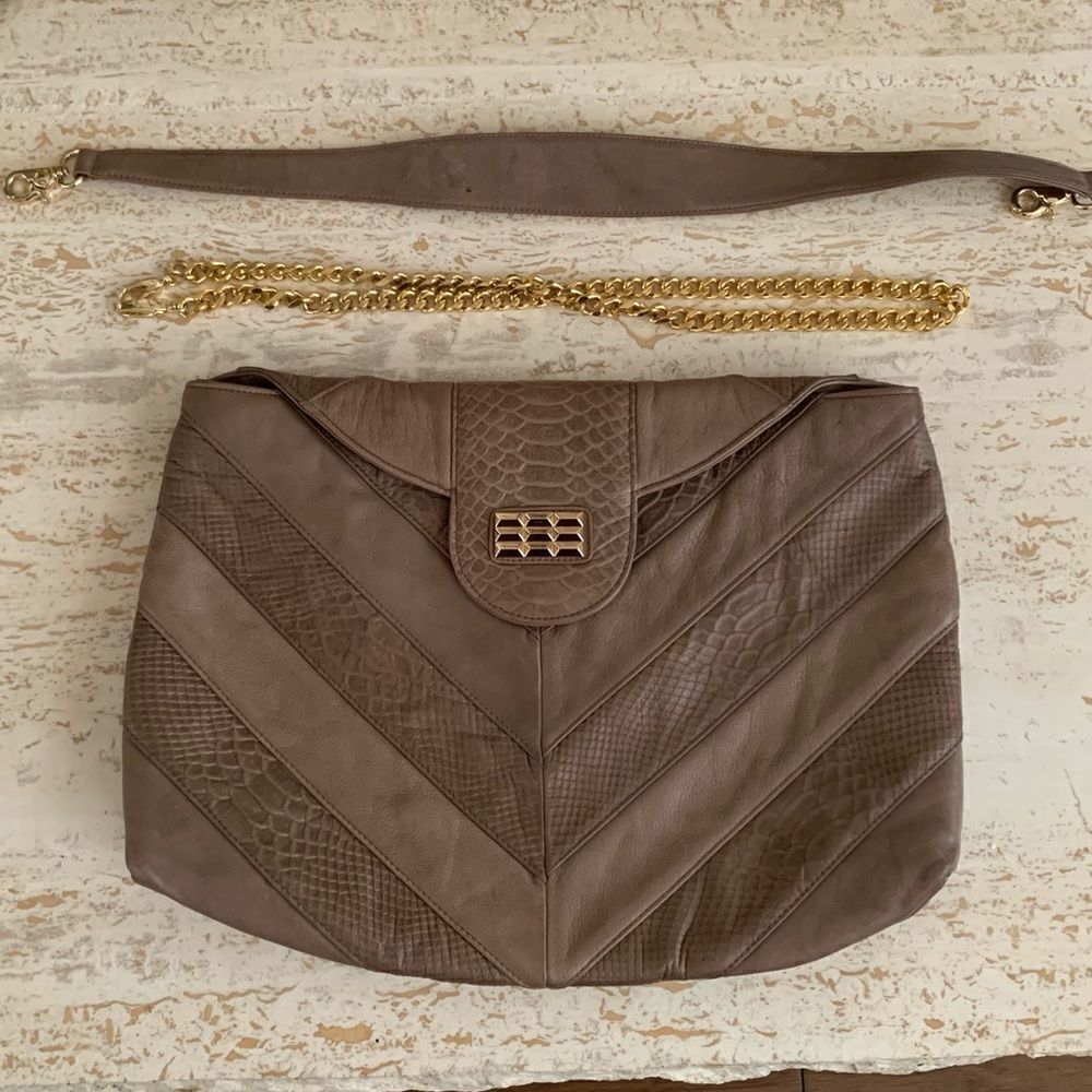 Melanie auld designs Farrah oversized clutch bag